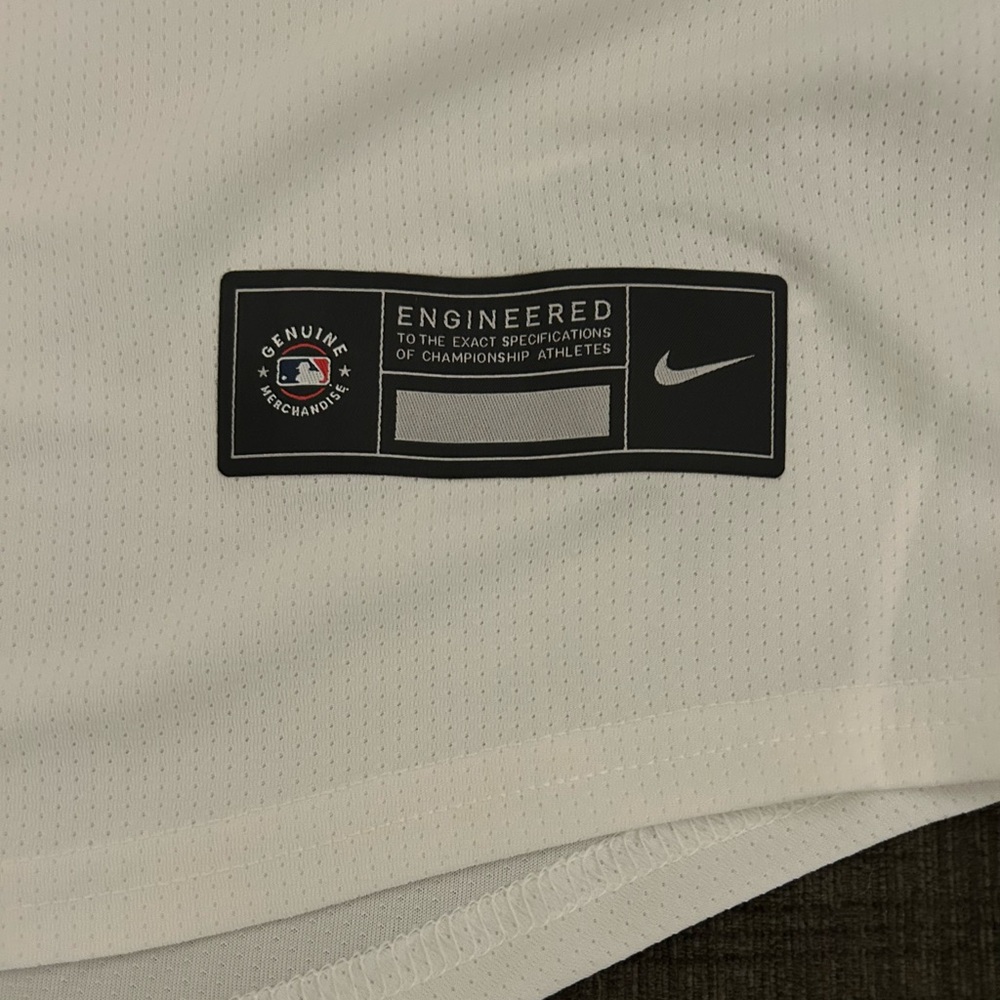 Nike Authentic Boston Red Sox David Ortiz #34 MLB White Jersey Men’s Size: L - Picture 7 of 8